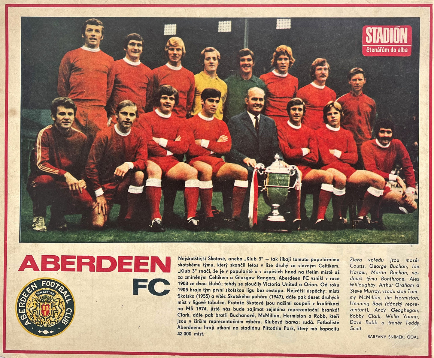 POSTER ABERDEEN 1972