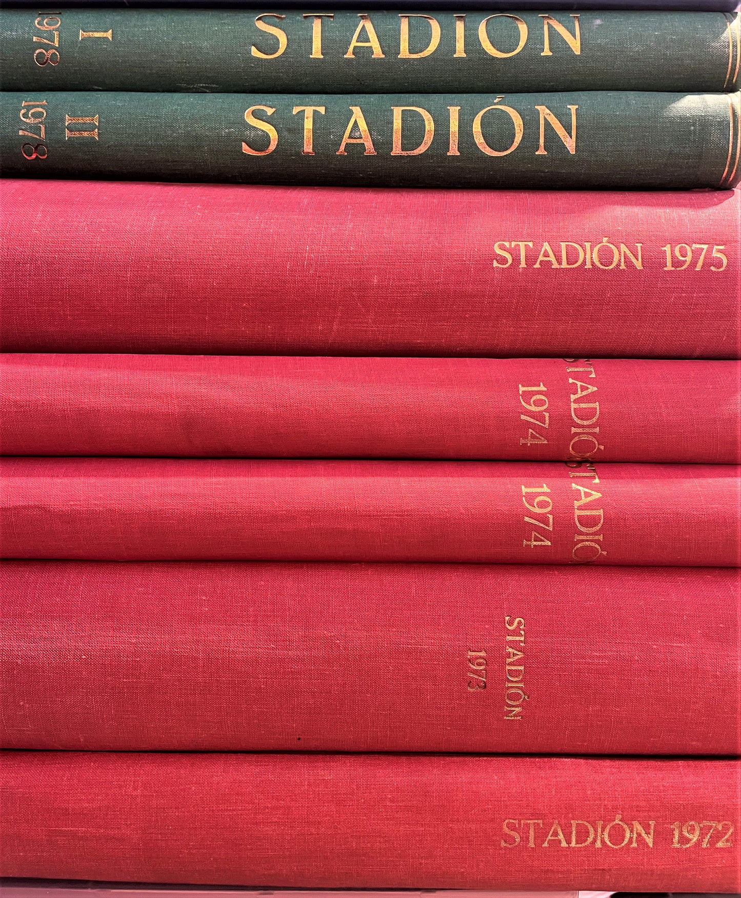 STADION 1971 - 1985 (15 BOOKS)