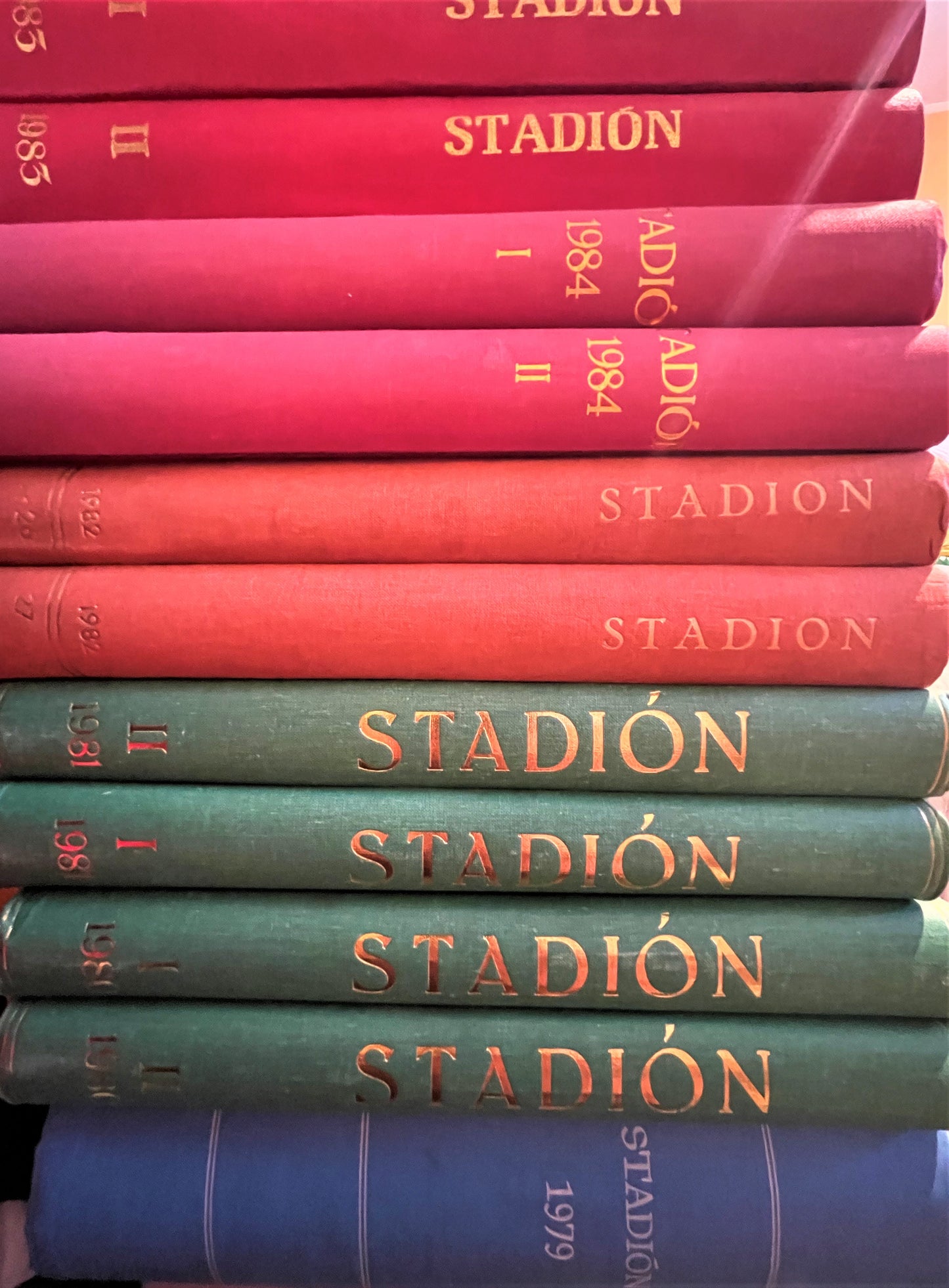 STADION 1971 - 1985 (15 BOOKS)