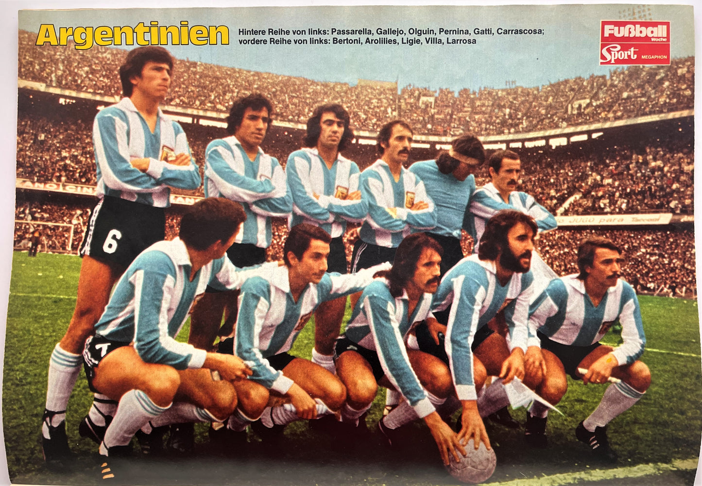 FUSSBALL WOCHE WM 78